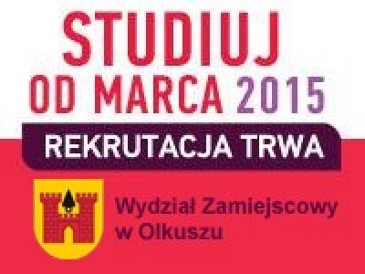 ilustracja aktualności: Studiuj od marca 2015 w Wydziale Zamiejscowym w Olkuszu