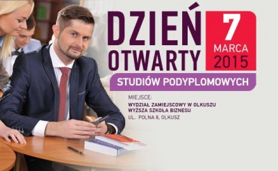 ilustracja aktualności: 7 marca - Dzień Otwarty Studiów Podyplomowych WSB w Olkuszu