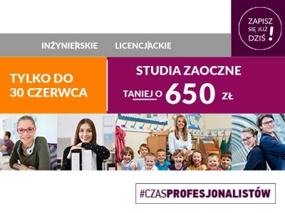 ilustracja aktualności: Zarejestruj się na studia do 30 czerwca