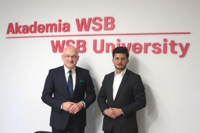 ilustracja aktualności: Starosta Olkuski z wizytą w Akademii WSB