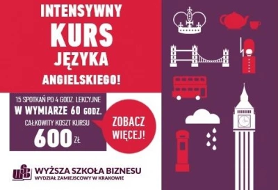 ilustracja aktualności: Doszkalający intensywny kurs języka angielskiego! 
