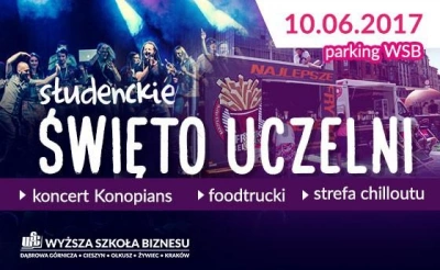 ilustracja aktualności: STUDENCKIE Święto Uczelni już 10 czerwca!