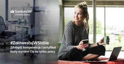 ilustracja aktualności: #ZainwestujWSiebie – trwa nabór na bezpłatne szkolenia online dla studentów i absolwentów. 