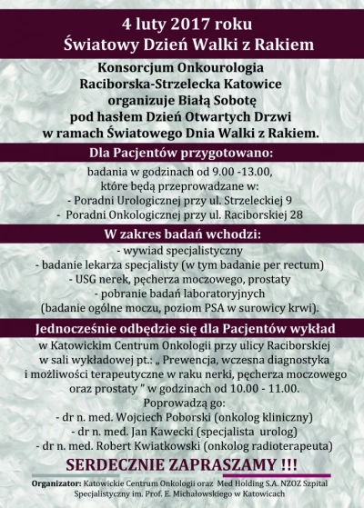 ilustracja aktualności: Światowy Dzień Walki z Rakiem