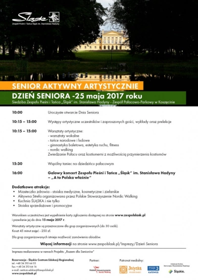 ilustracja aktualności: Dzień Seniora w siedzibie Zespołu Pieśni i Tańca Śląsk 25 maja 2017 r.