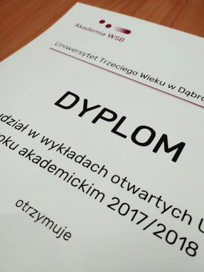 ilustracja aktualności: Uroczyste zakończenie Roku Akademickiego UTW 2017/2018