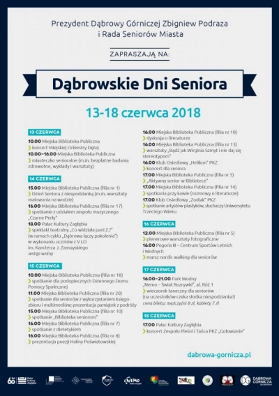 ilustracja aktualności: DĄBROWSKIE DNI SENIORA