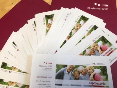 ilustracja aktualności: Zaproszenia na Senioralia już gotowe do odbioru!