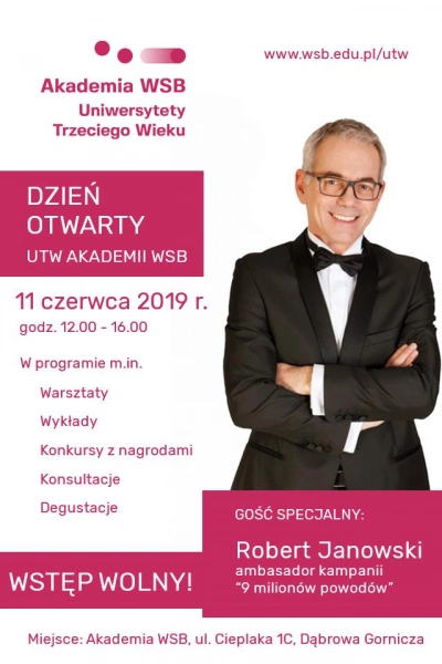 ilustracja aktualności: Dzień Otwarty UTW Akademii WSB! 