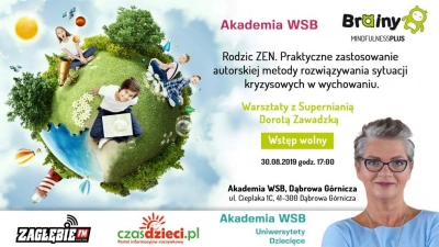 ilustracja aktualności: Spotkanie z Dorotą Zawadzką - "Supernianią" w Akademii WSB 