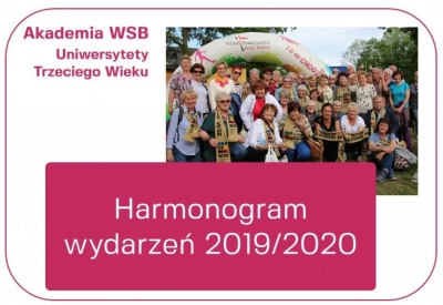 ilustracja aktualności: Harmonogram wydarzeń w roku akademickim 2019/2020