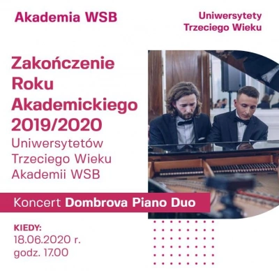 ilustracja aktualności: Zakończenie Roku Akademickiego 2019/20 UTW AWSB