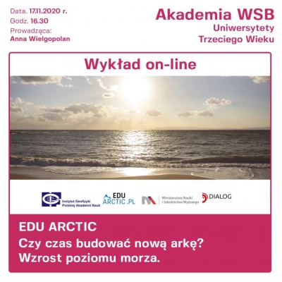 ilustracja aktualności: Czy czas budować ARKĘ? - zapraszamy na wykład online UTW AWSB