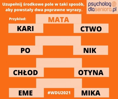 ilustracja aktualności: Ćwiczymy nasze Umysły - zobaczcie propozycje!