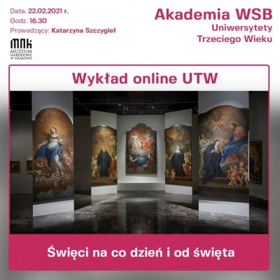 ilustracja aktualności: Święci na codzień i od święta/ Muzeum Narodowe w Krakowie