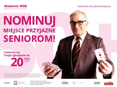 ilustracja aktualności:  Nominuj MIEJSCE PRZYJAZNE SENIOROM!
