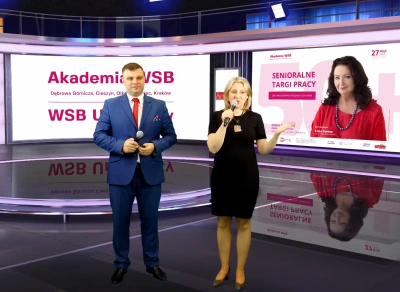 ilustracja aktualności: Senioralne Targi Pracy Akademii WSB – strefa aktywnych 50+