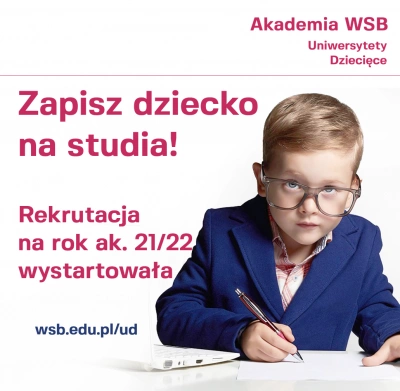 ilustracja aktualności: Zapisz dziecko na studia! - Rekrutacja wystartowała