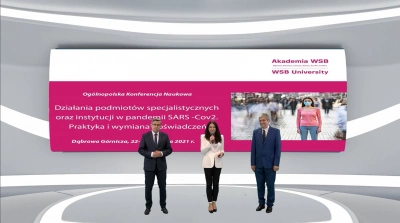 ilustracja aktualności: Za nami Ogólnopolska Konferencja Naukowa „Działania podmiotów specjalistycznych oraz instytucji w pandemii SARS-CoV-2. Praktyka i wymiana doświadczeń.”