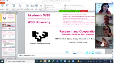 ilustracja aktualności: Panel naukowy dla doktorant&oacute;w Akademii WSB i University of Basque Country w Bilbao