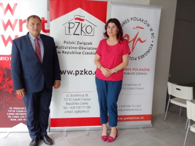 ilustracja aktualności: Pierwsza transgraniczna wizyta po ponownym otwarciu granicy w Cieszynie i Czeskim Cieszynie