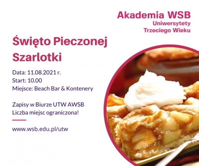 ilustracja aktualności: Święto Pieczonej Szarlotki