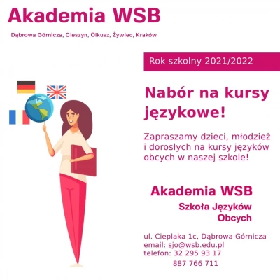 ilustracja aktualności: Kursy językowe dla dzieci i młodzieży