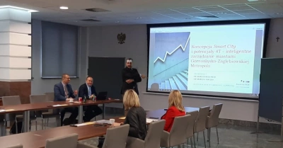 ilustracja aktualności: Warsztaty dla GZM pod tytułem "Koncepcja Smart City i potencjały 4T – inteligentne zarządzanie miastami Górnośląsko-Zagłębiowskiej Metropolii"