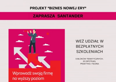 ilustracja aktualności: Darmowe szkolenia Santander