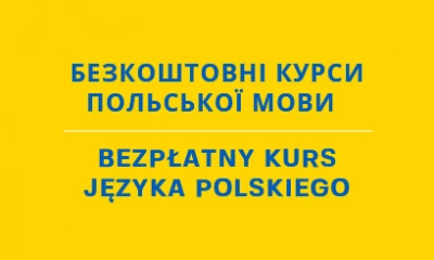 ilustracja aktualności: Bezpłatny, stacjonarny kurs języka polskiego dla obywateli Ukrainy! - Безкоштовний, денний курс польської мови для громадян України!