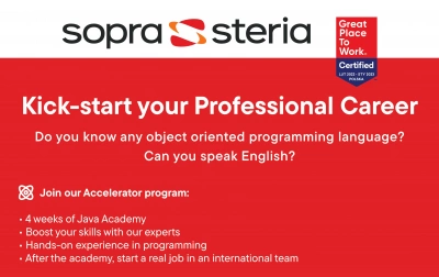 ilustracja aktualności: Kick-start Your Professional Career with Sopra-Steria 
