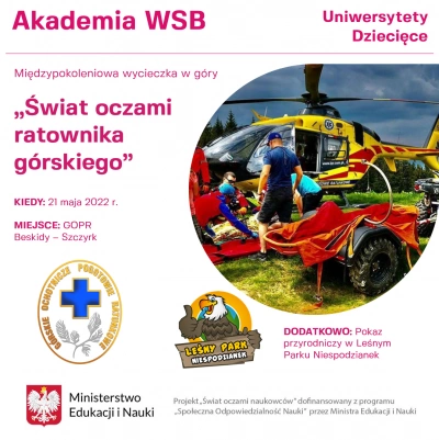 ilustracja aktualności: Wycieczka międzypokoleniowa do GOPR Szczyrk