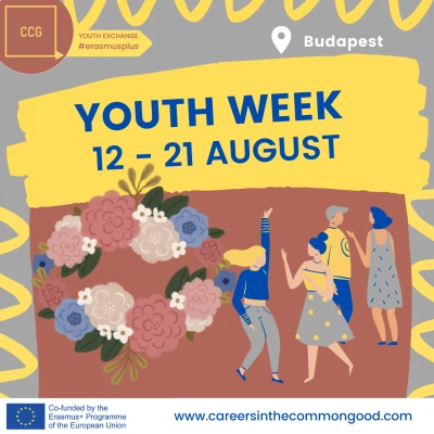ilustracja aktualności: Erasmus+ Youth Week in person in Budapest, 12-21 August