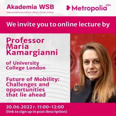 ilustracja aktualności:  Lecture with Professor Maria Kamargianni 