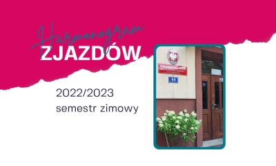 ilustracja aktualności: Terminy zjazdów w semestrze zimowym 2022/2023