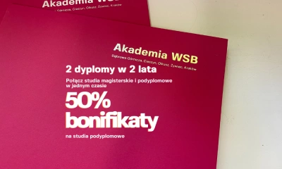 ilustracja aktualności: Dwa dyplomy w dwa lata - połącz studia magisterskie z podyplomowymi