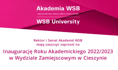 ilustracja aktualności: Inauguracja Roku Akademickiego 2022/2023 Wydziału Zamiejscowego w Cieszynie