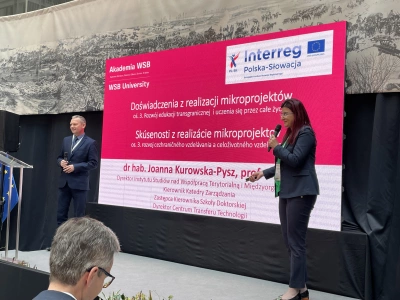 ilustracja aktualności: Akademia WSB zaprezentowała dobre praktyki projektowe podczas inauguracji Programu Wsp&oacute;łpracy Transgranicznej Interreg Polska-Słowacja 2021-2027