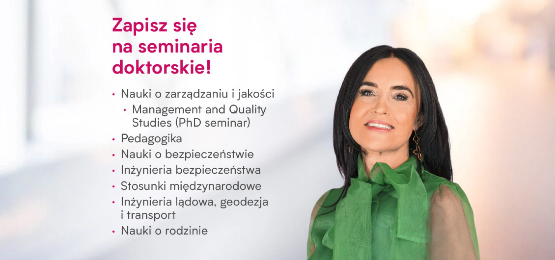 tło: Zapisz się na seminaria doktorskie!