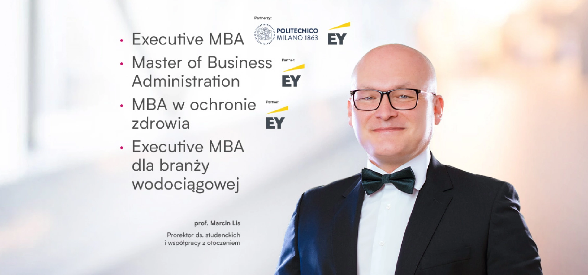 tło: Zapisz się na studia MBA i podyplomowe