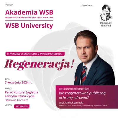 Ilustracja wydarzenia: 3. Kongres Ekonomiczny o Twojej Przyszłości „Regeneracja!”