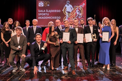 ilustracja aktualności: AZS Akademii WSB z najwyższymi wyróżnieniami na Gali Śląskiego Sportu Akademickiego 2025